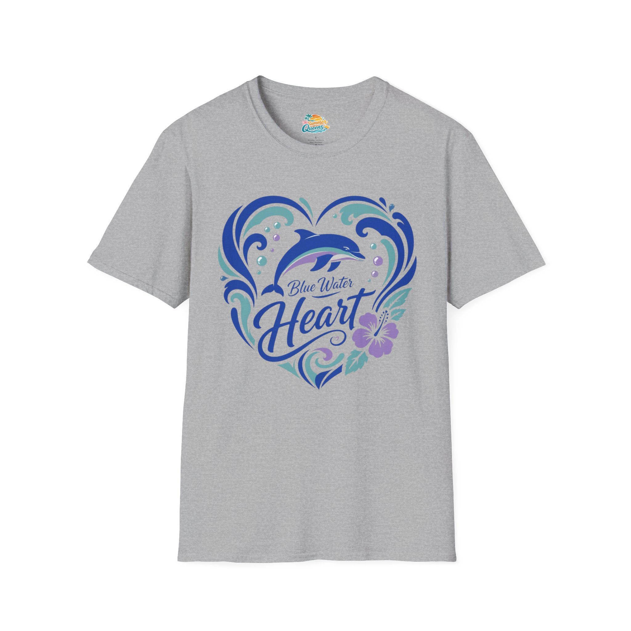 Blue Water Heart T-Shirt