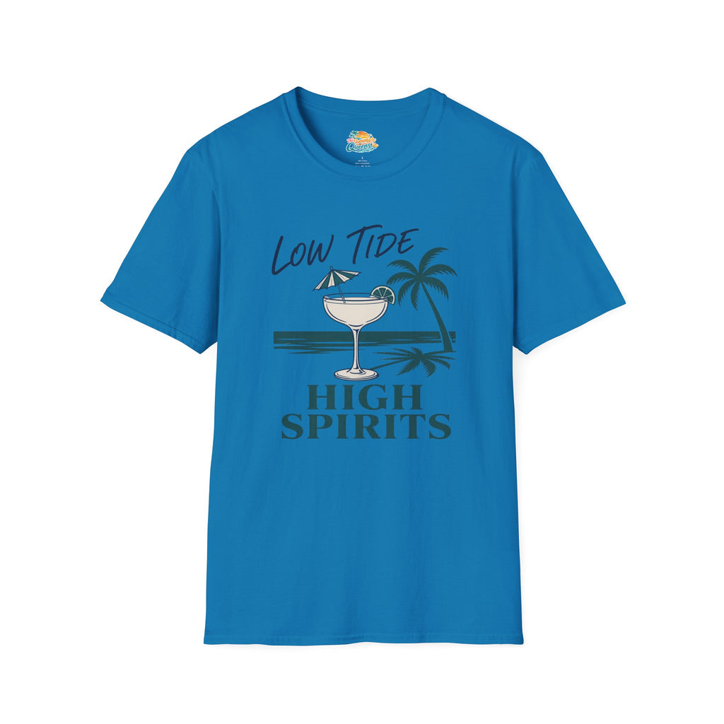 Low Tide High Spirits Cocktail T‑Shirt