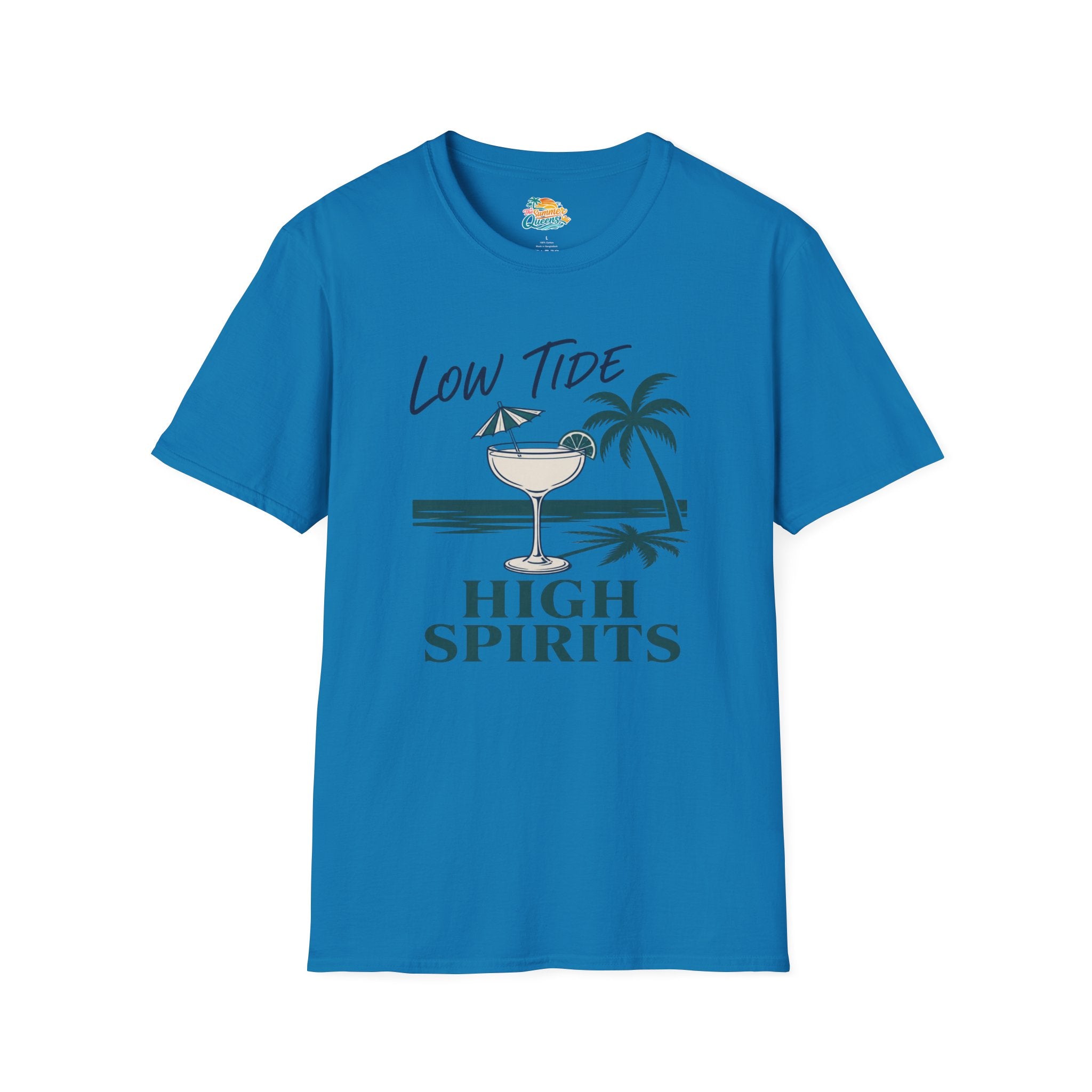 Low Tide High Spirits Cocktail T‑Shirt