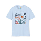 Sunsets, Palm Trees & Peace T‑Shirt