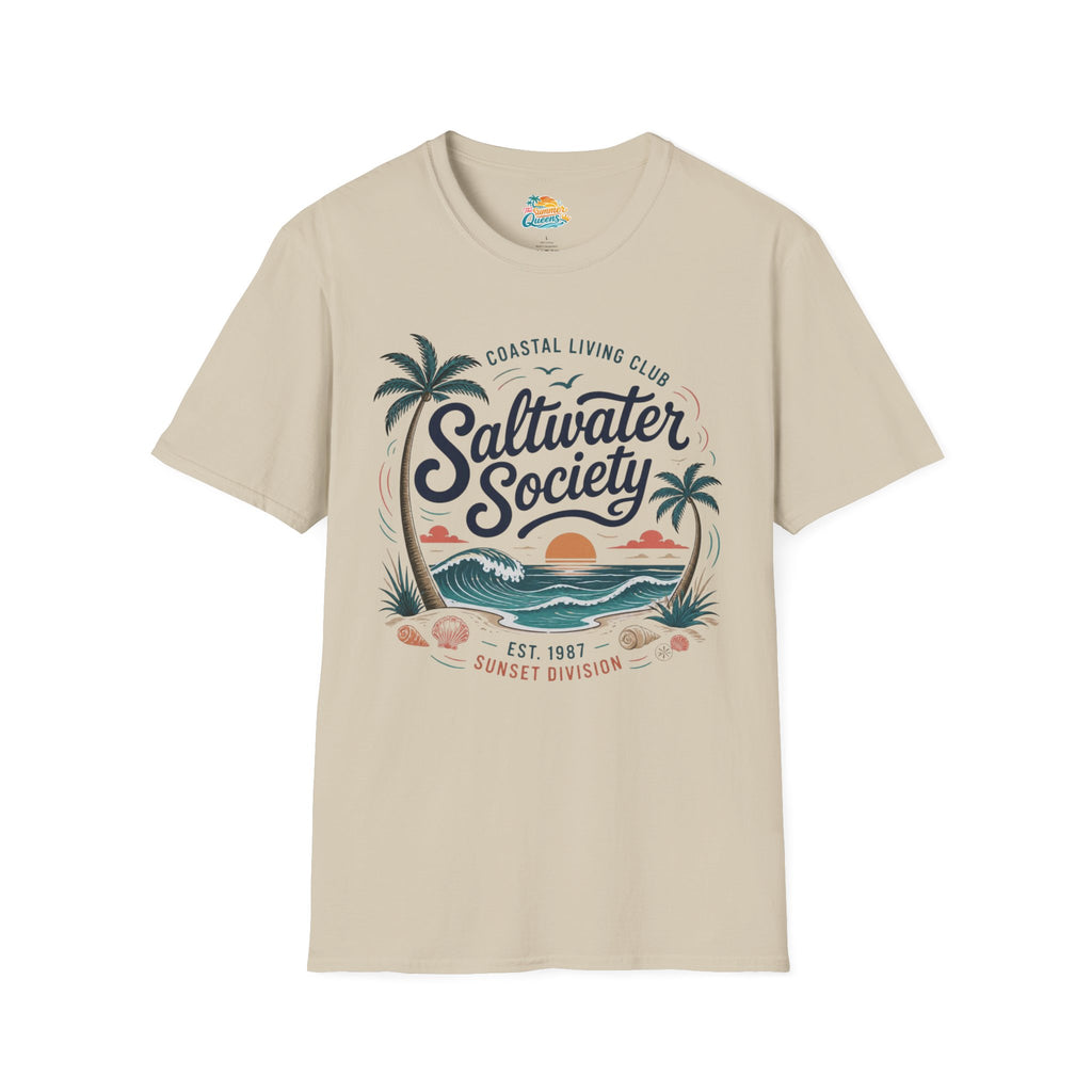 Saltwater Society Coastal Living T‑Shirt