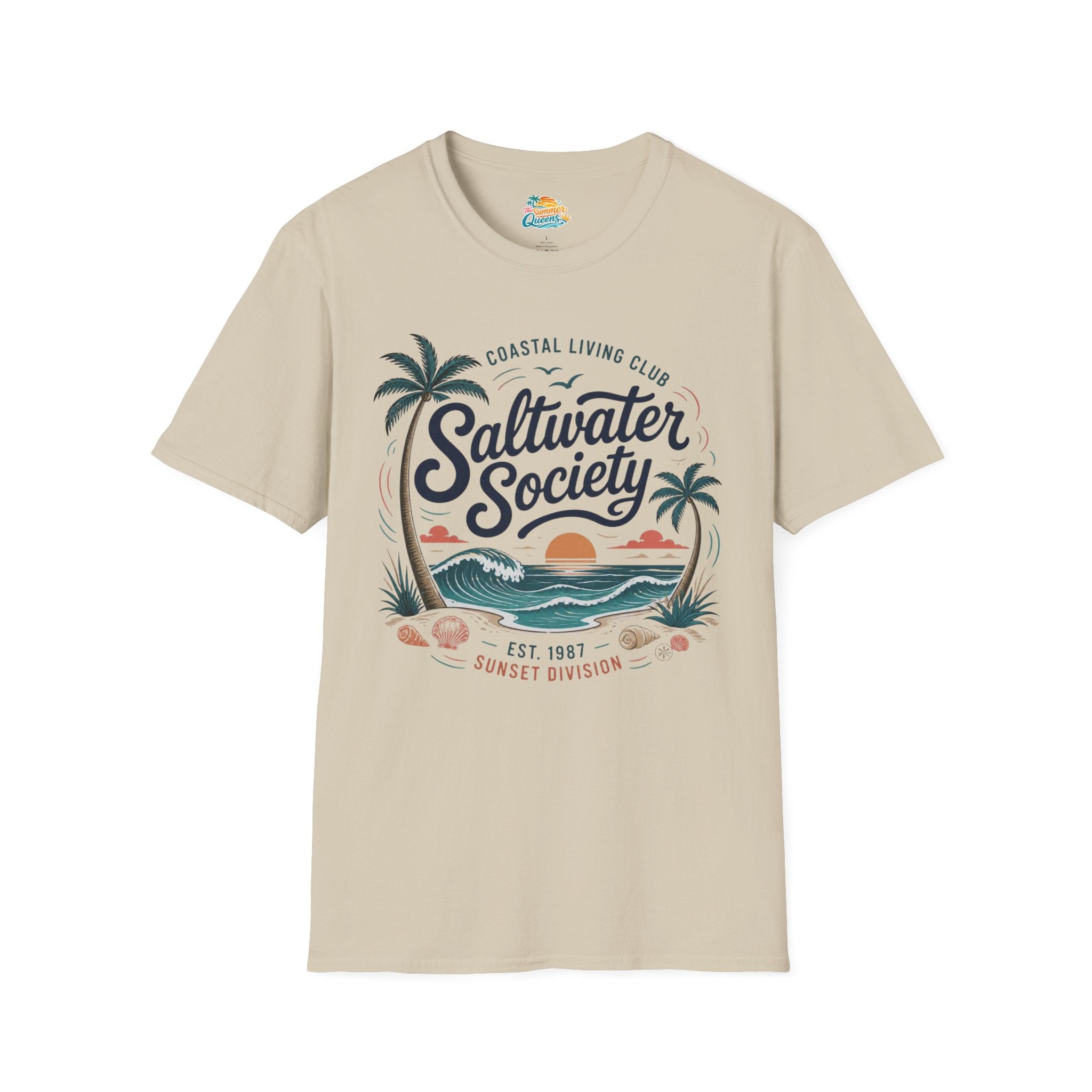 Saltwater Society Coastal Living T‑Shirt
