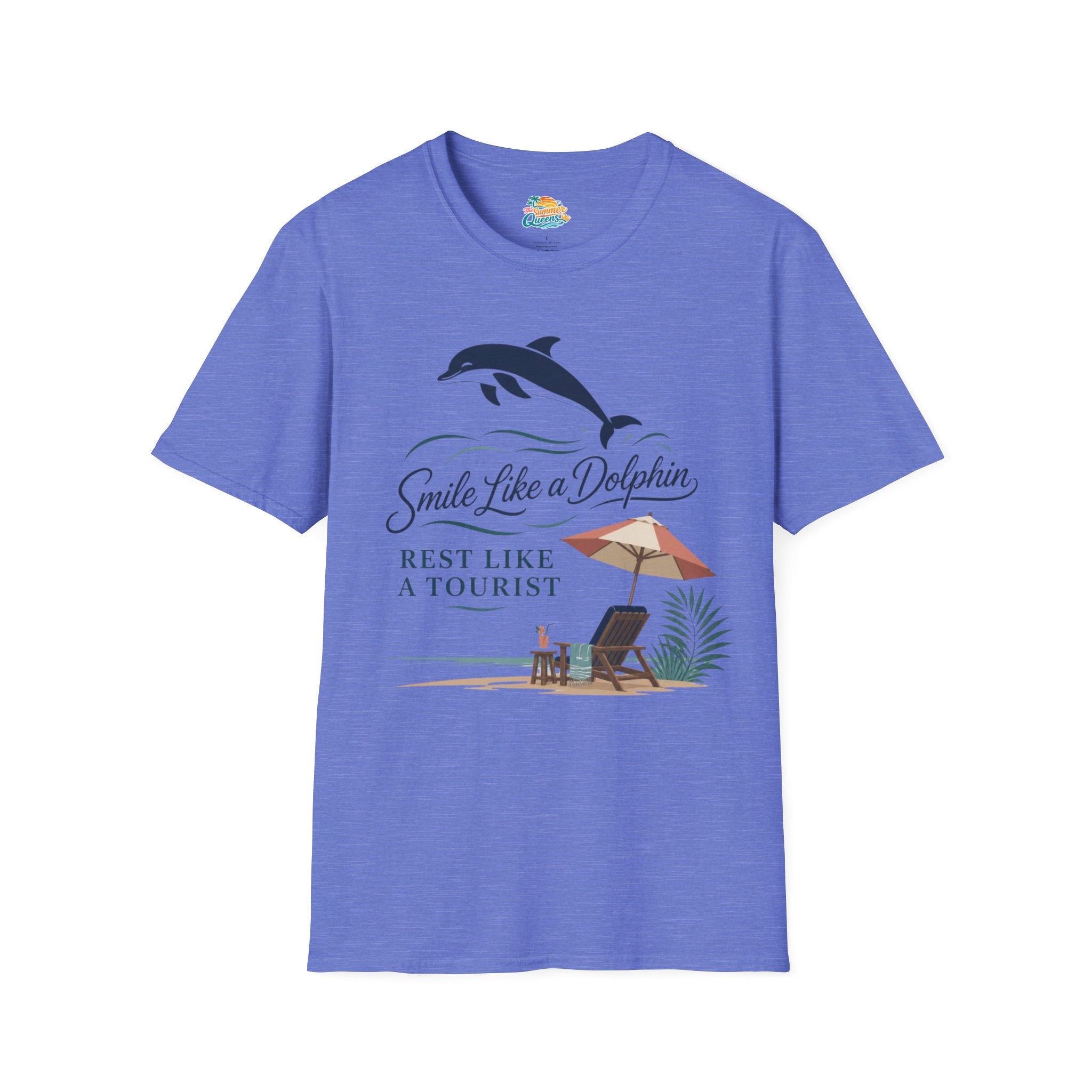 Smile Like a Dolphin Beach T-Shirt