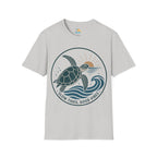Slow Tides, Good Vibes T-Shirt —  Sea Turtle Coastal Graphic Tee