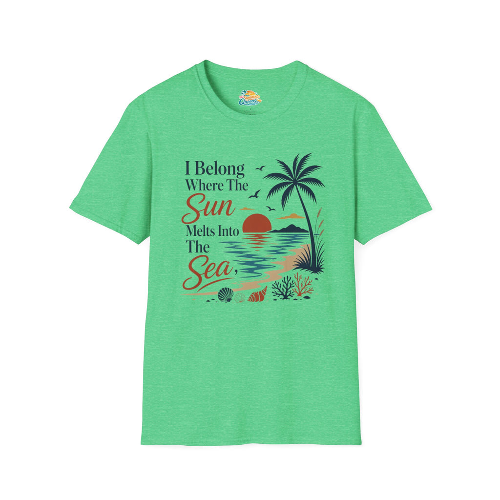 I Belong Where The Sun Melts Into The Sea T-Shirt