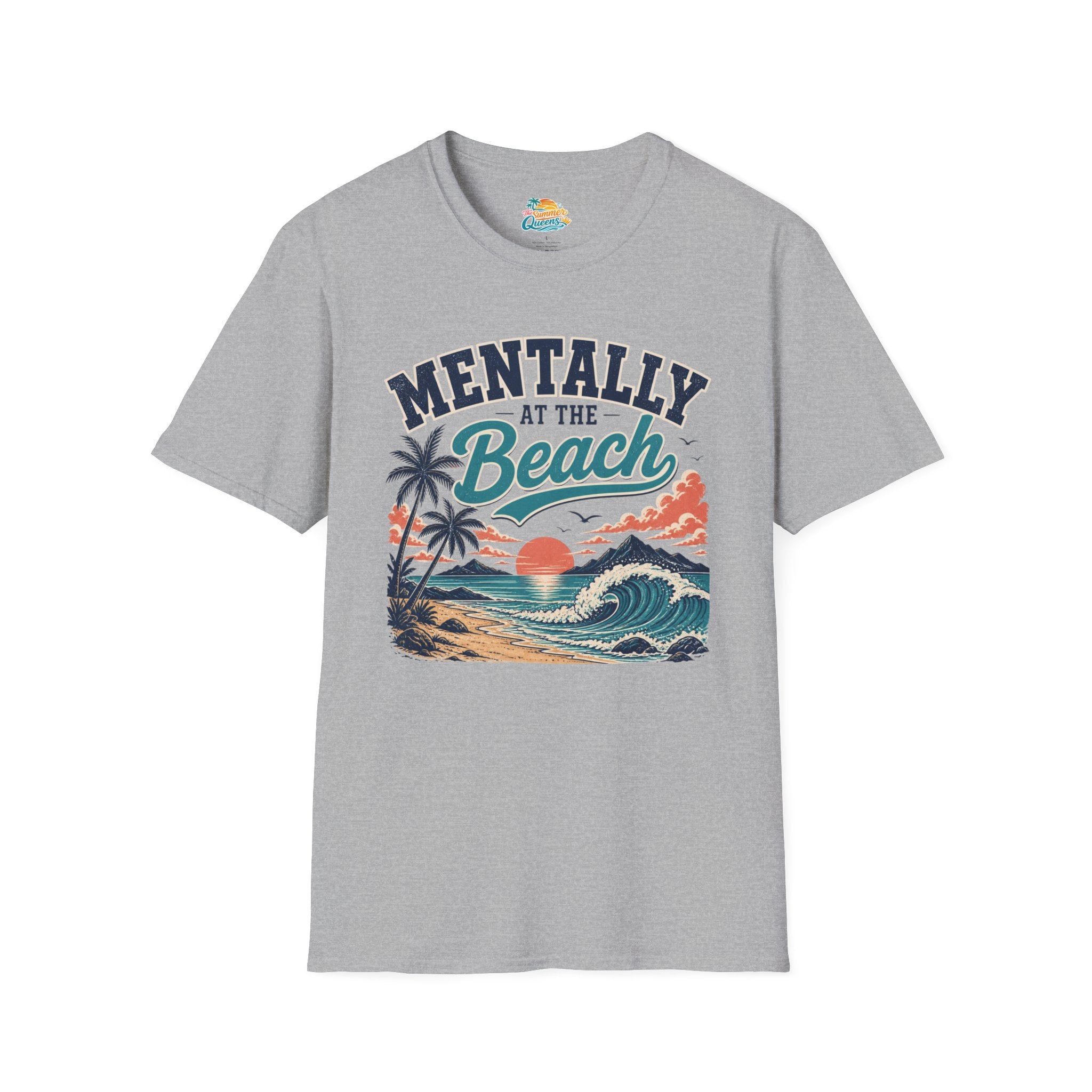 Mentally at the Beach Sunset T-Shirt