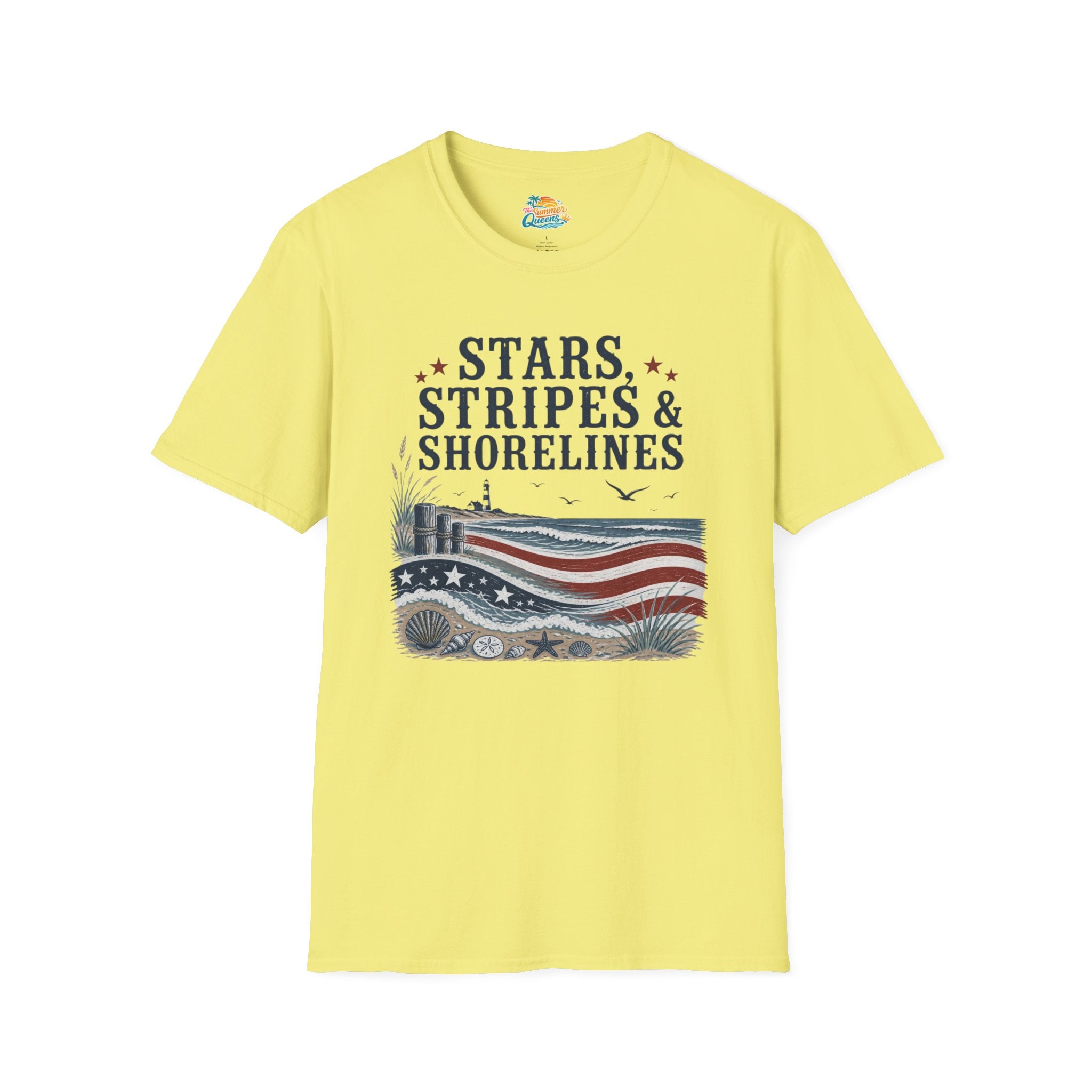 Stars, Stripes & Shorelines US Flag T-Shirt