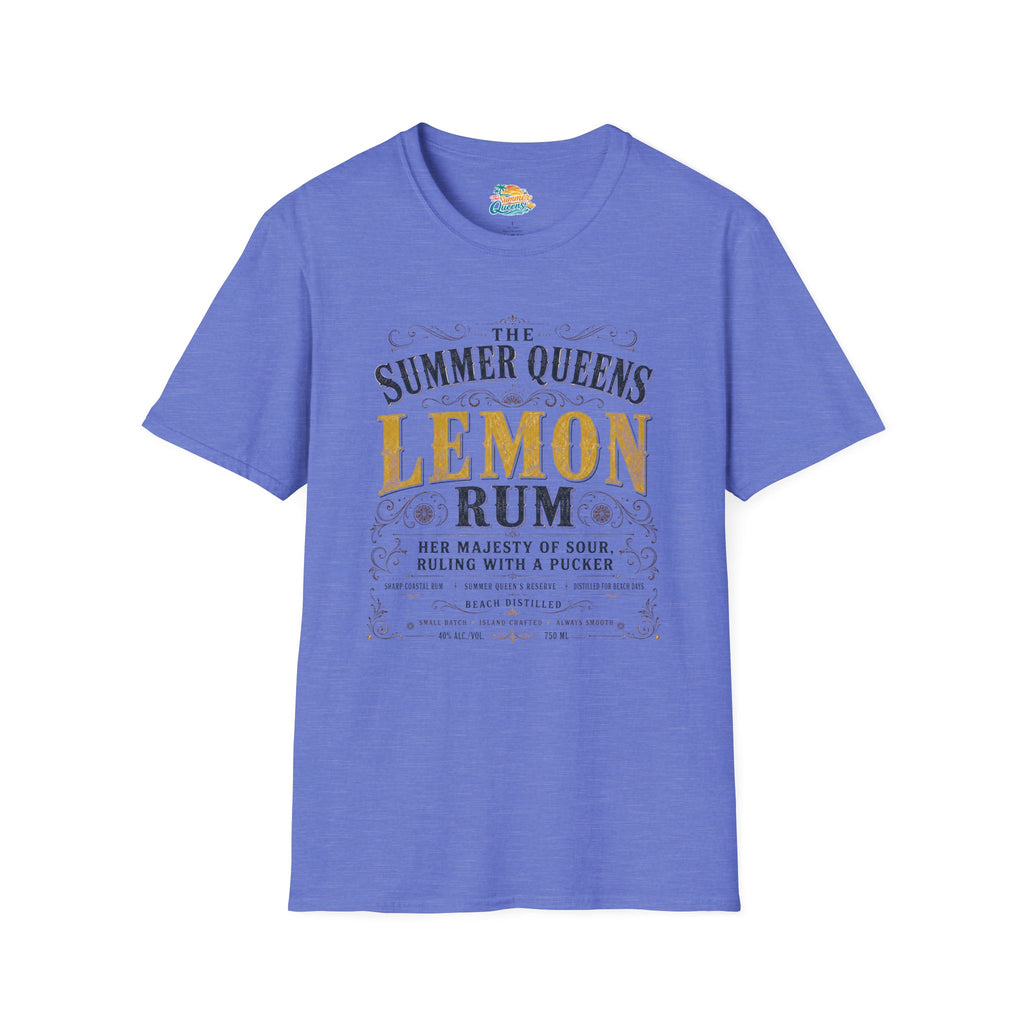 The Summer Queens Lemon Rum Label T-Shirt
