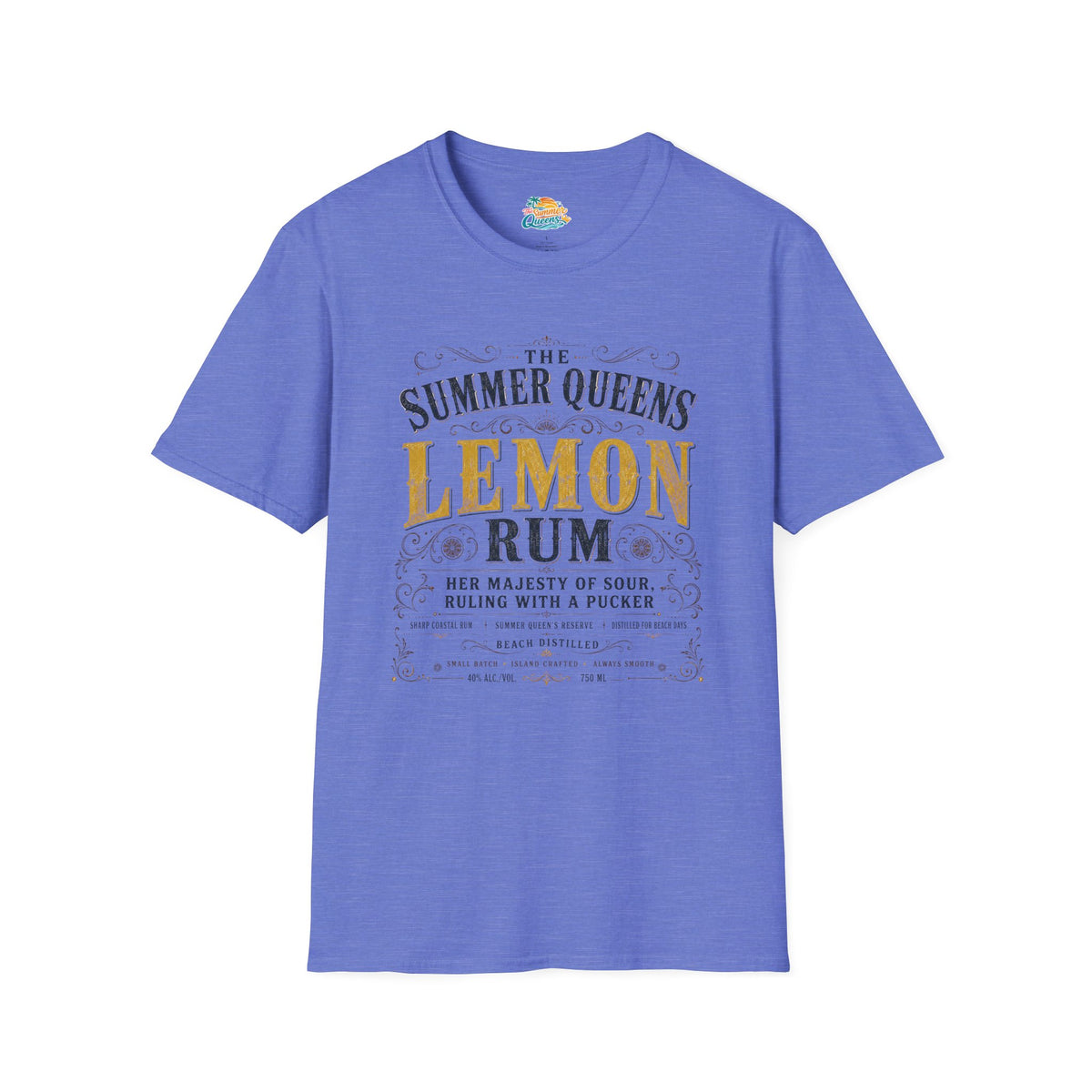 The Summer Queens Lemon Rum Label T-Shirt