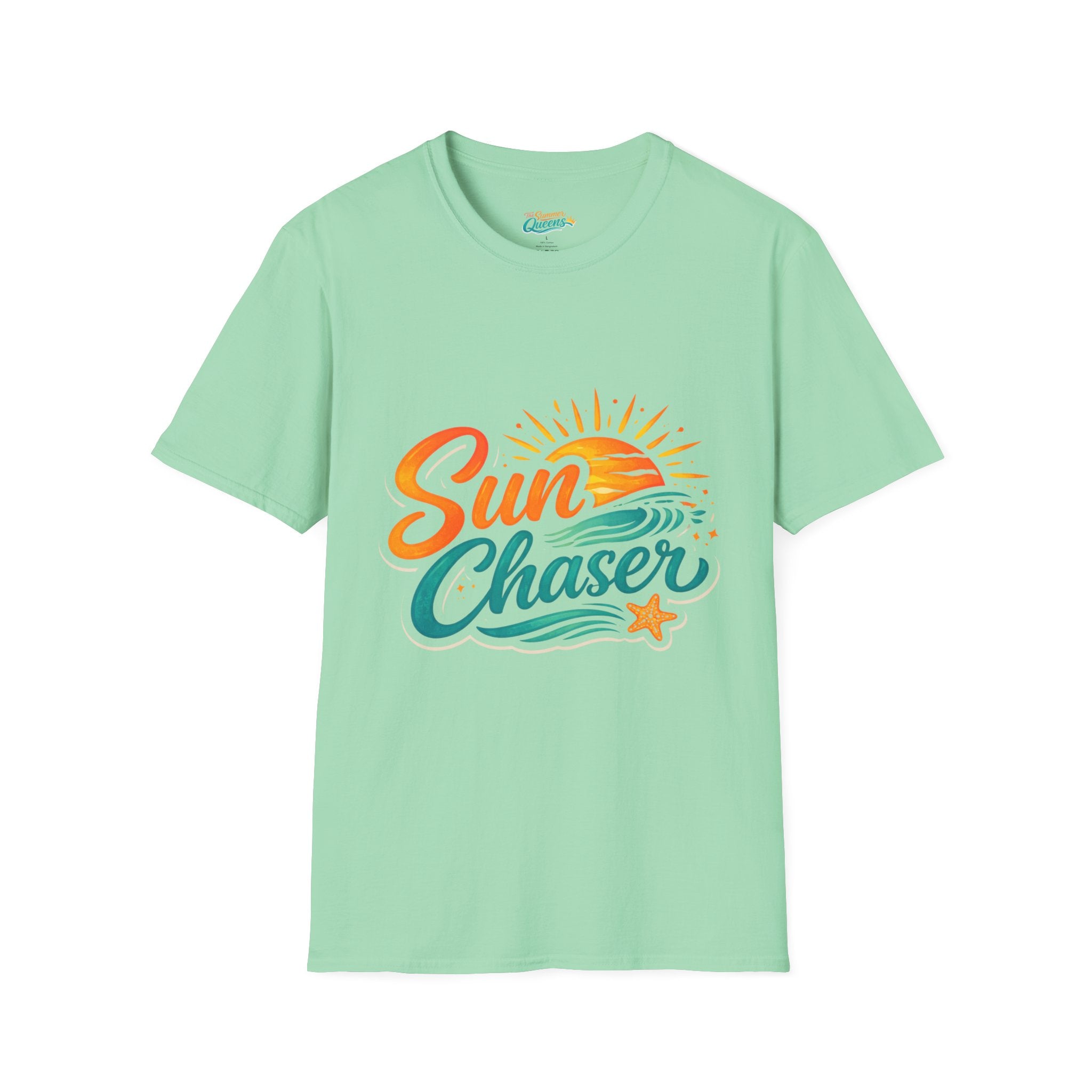 Sun Chaser T-Shirt — Retro Beach Sunset Surf Graphic