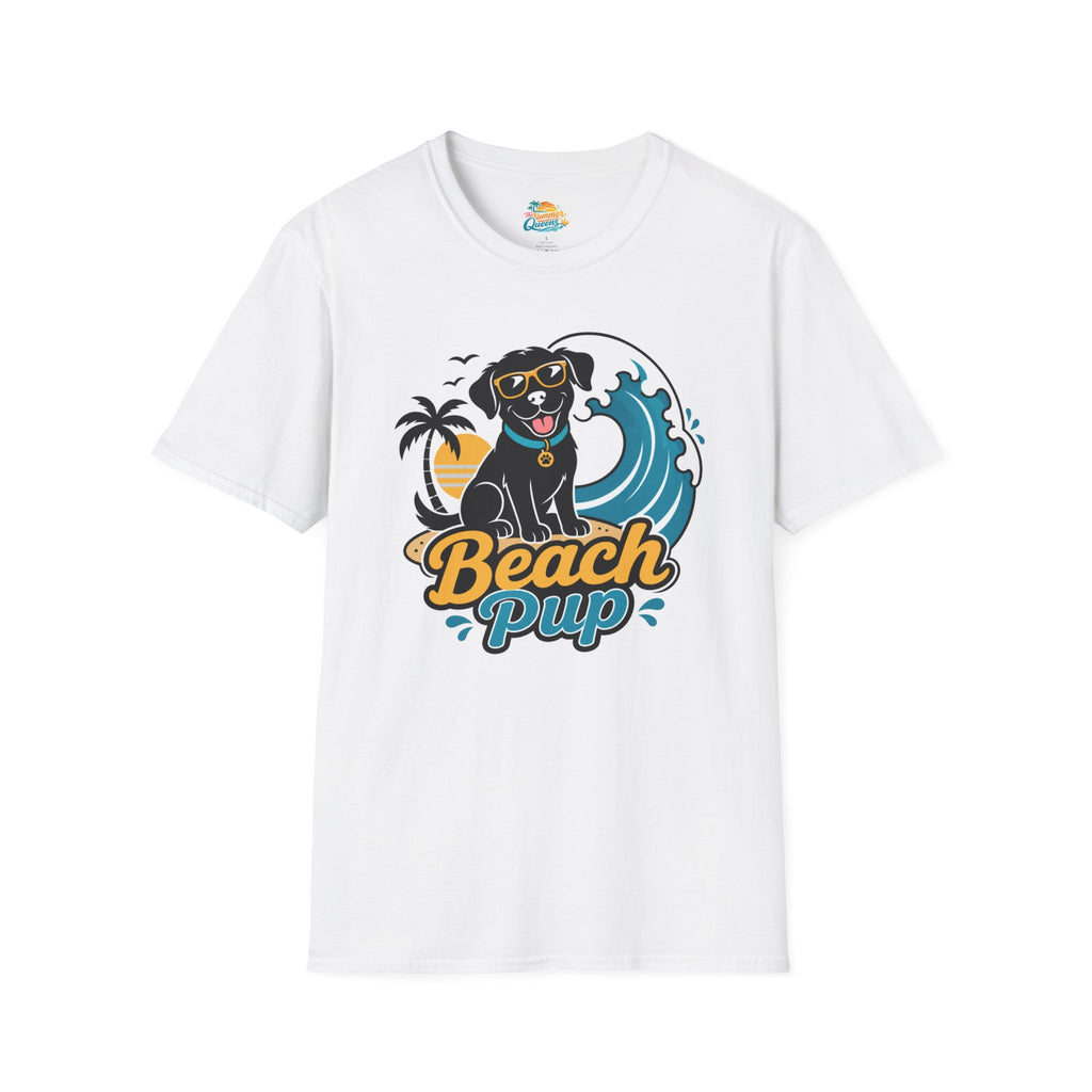Beach Pup T-Shirt — Retro Surf Dog Graphic Tee