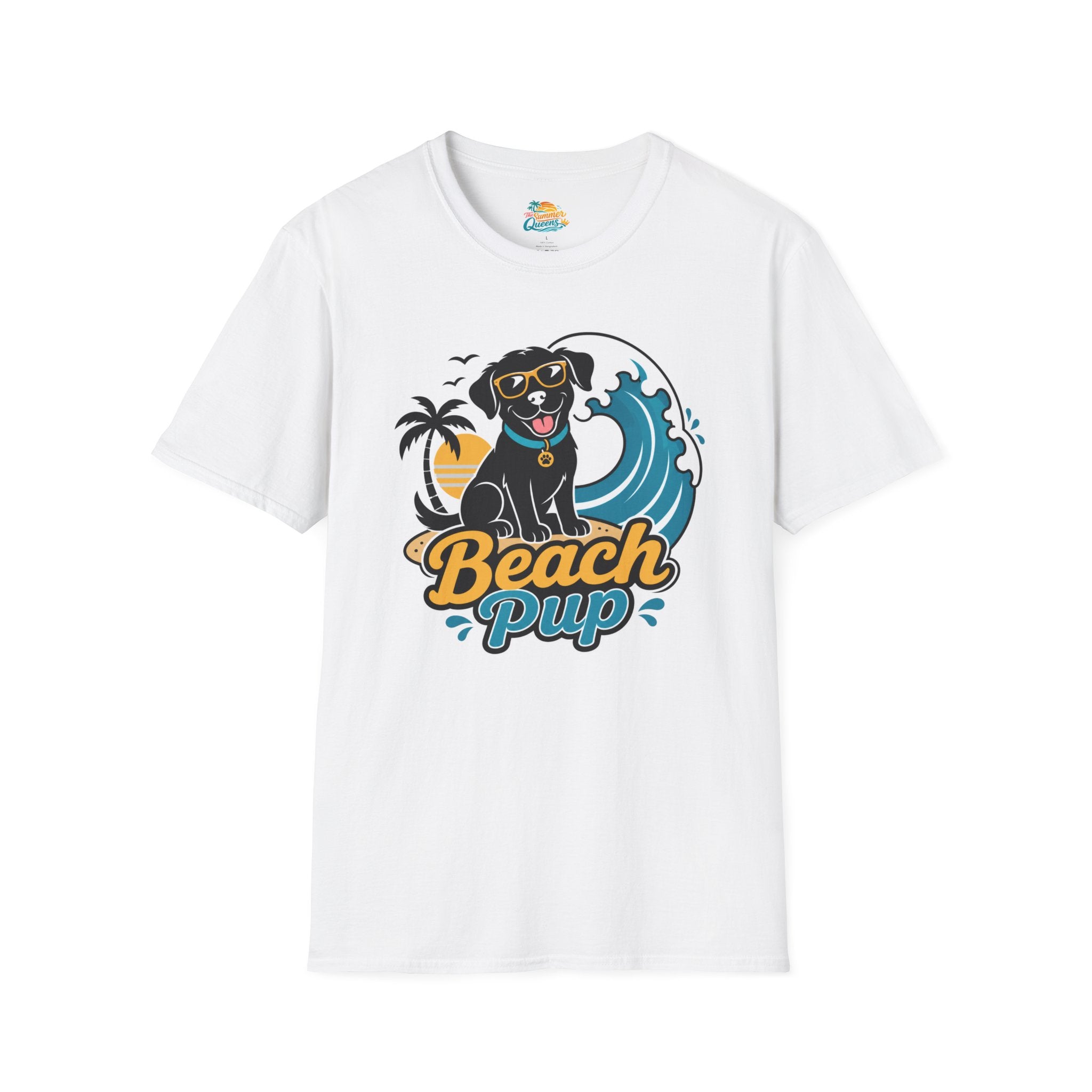 Beach Pup T-Shirt — Retro Surf Dog Graphic Tee