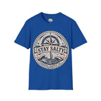 Stay Salty Coastal T-Shirt – Nautical Compass & Sailboat Design