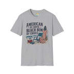 American by Birth, Beach Bum by Choice T-Shirt