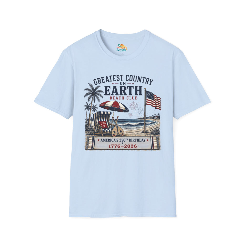 Greatest Country on Earth Beach Club T-Shirt