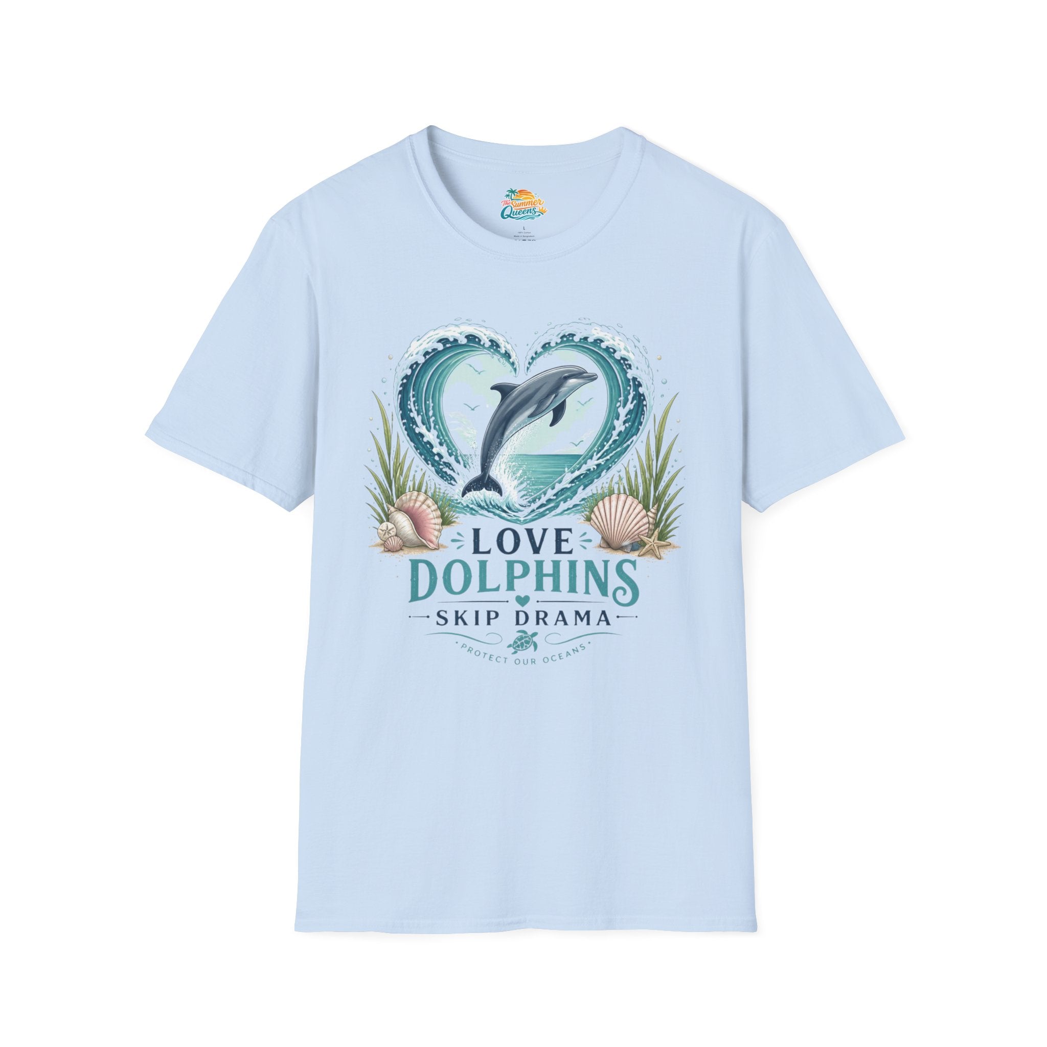 Love Dolphins, Skip Drama T-Shirt