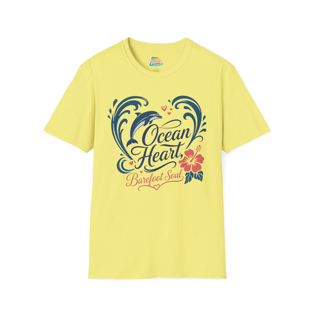 Ocean Heart Barefoot Soul T-Shirt