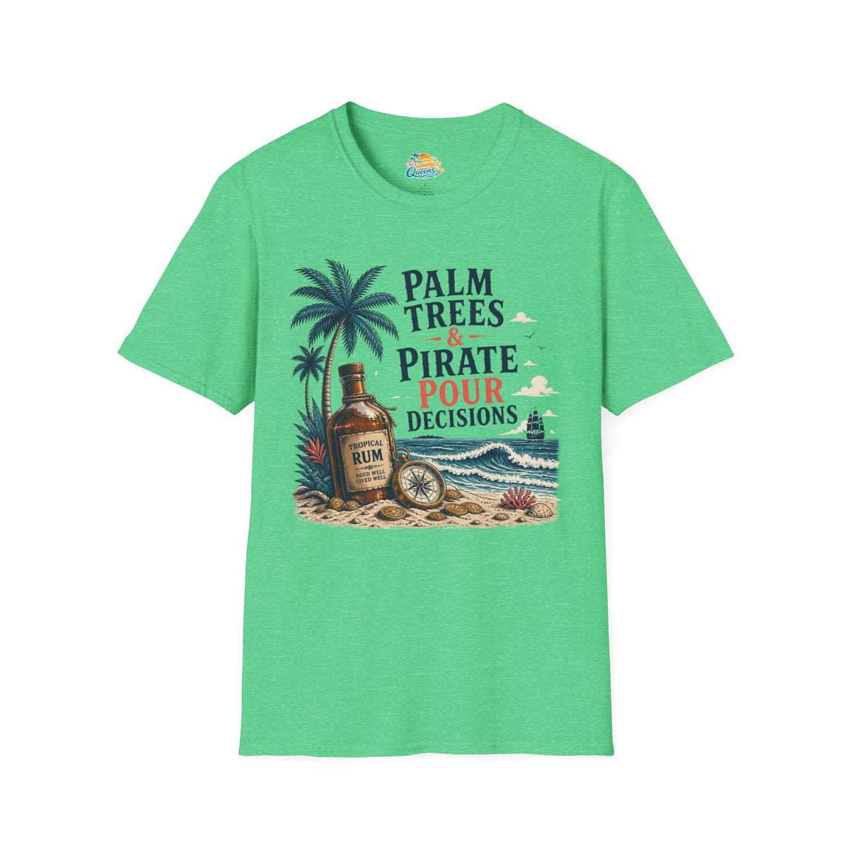 Palm Trees & Pirate Pour Decisions T-Shirt