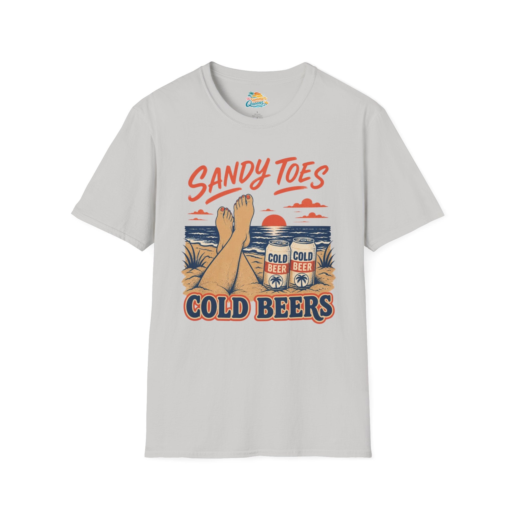 Sandy Toes Cold Beers T-Shirt
