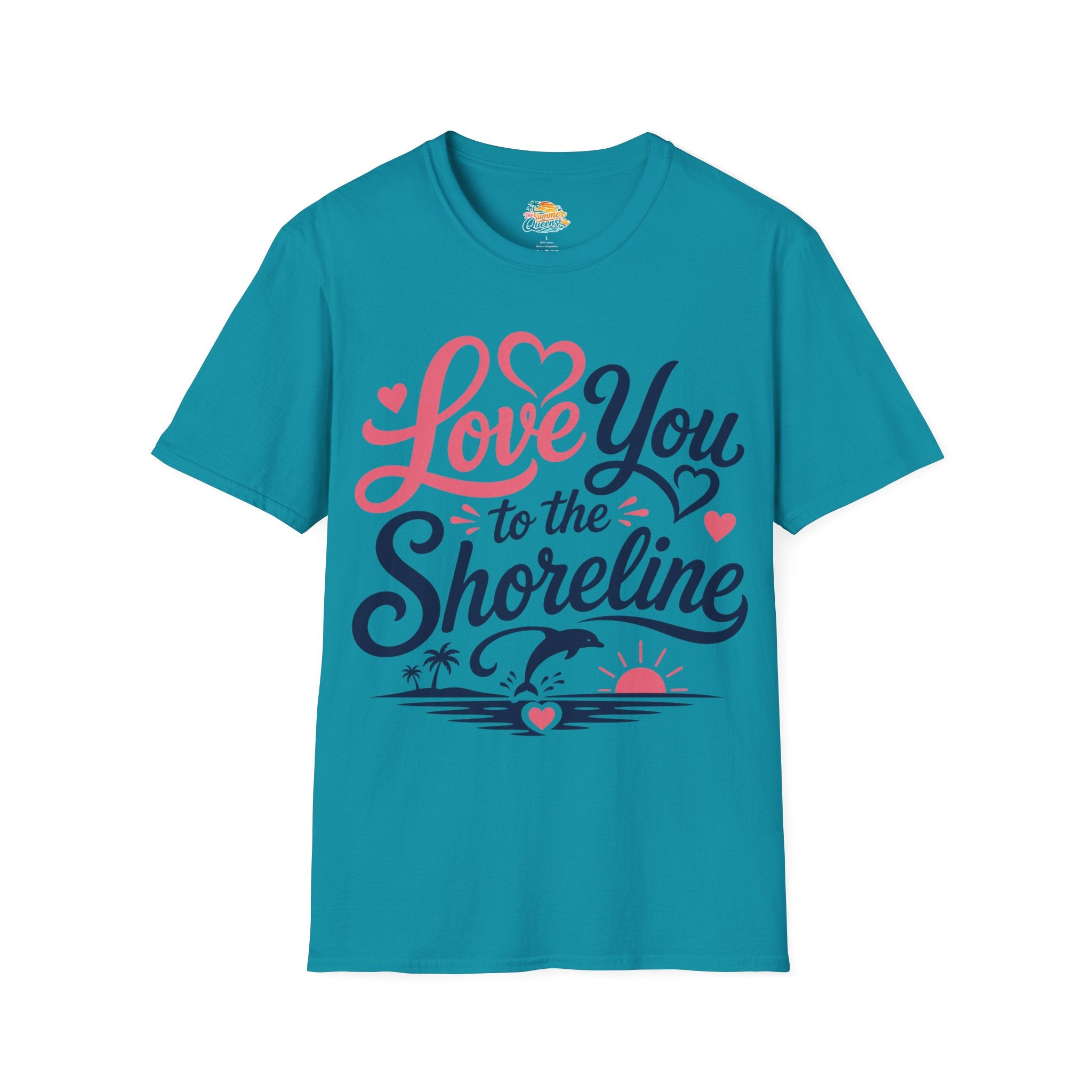 Love You to the Shoreline T-Shirt – Romantic Beach Couple Tee