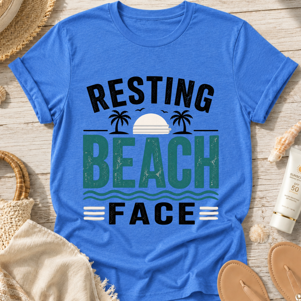 Resting Beach Face T-Shirt