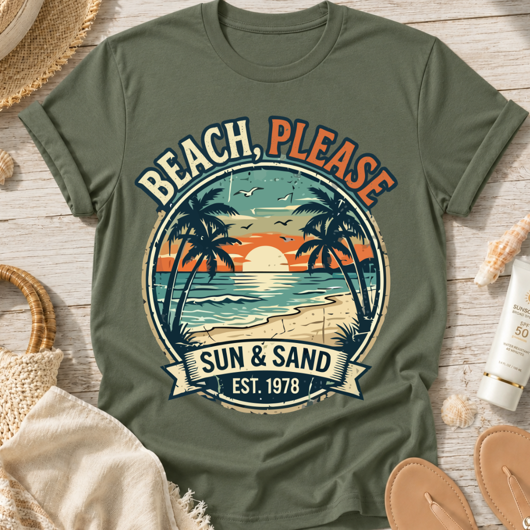 Beach, Please Sun T-Shirt