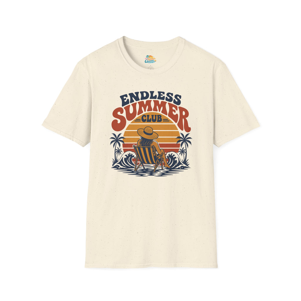 Endless Summer Club T-Shirt — Vintage Beach Sunset Graphic
