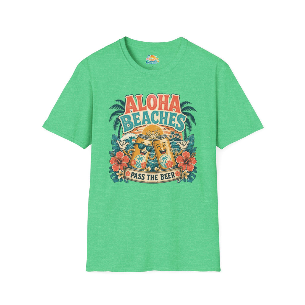 Aloha Beaches, Pass the Beer T-Shirt