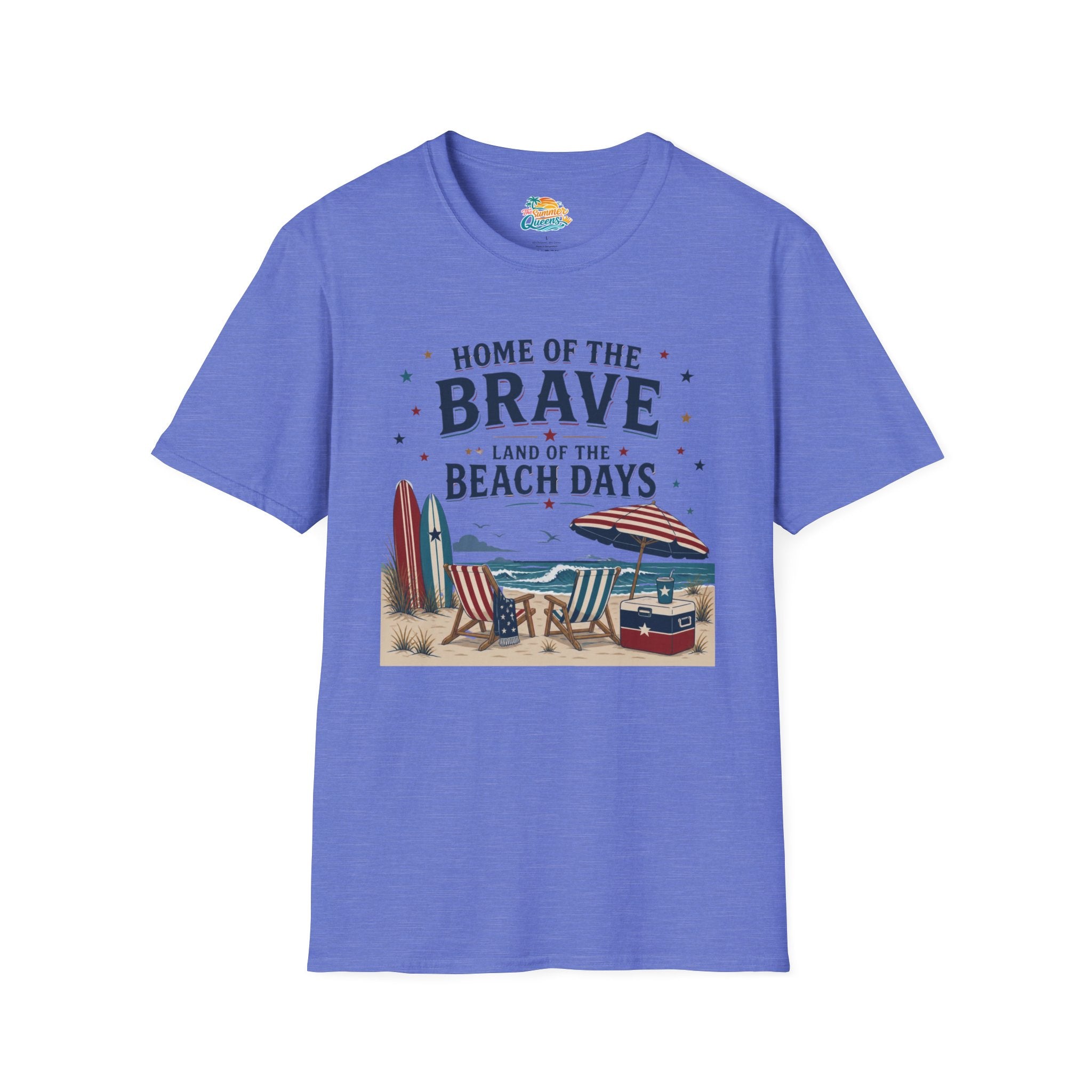 Home of the Brave, Land of the Beach Days T-Shirt