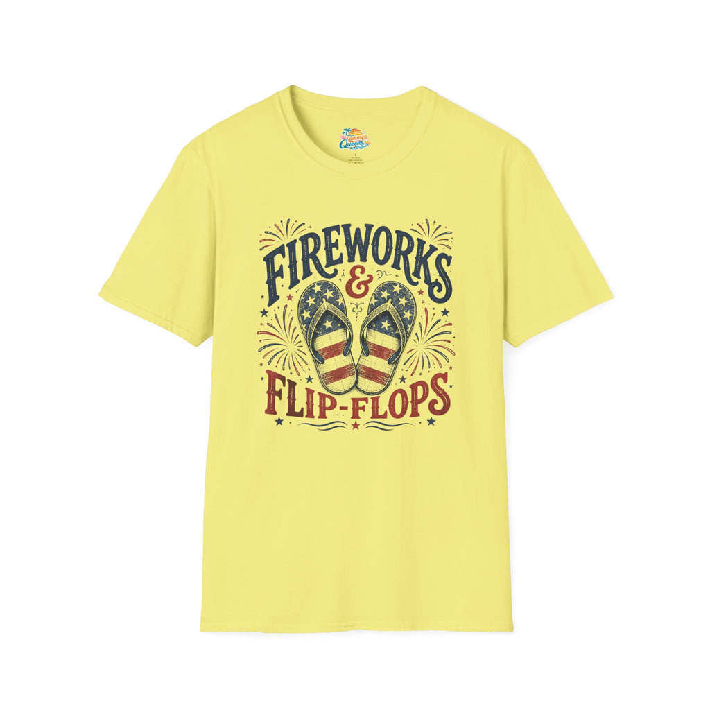 Fireworks & Flip-Flops T-Shirt