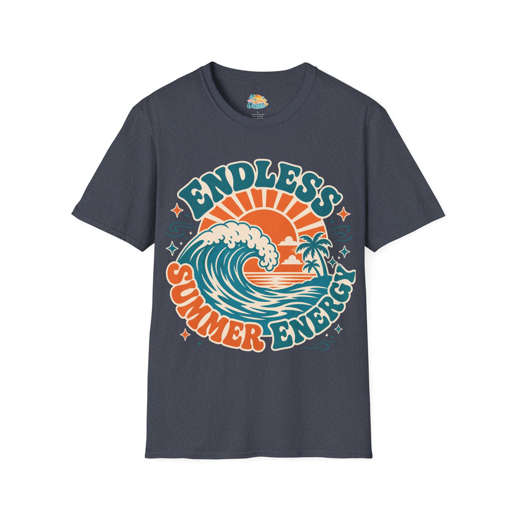 Endless Summer Energy T-Shirt — Retro Surf Wave Graphic Tee