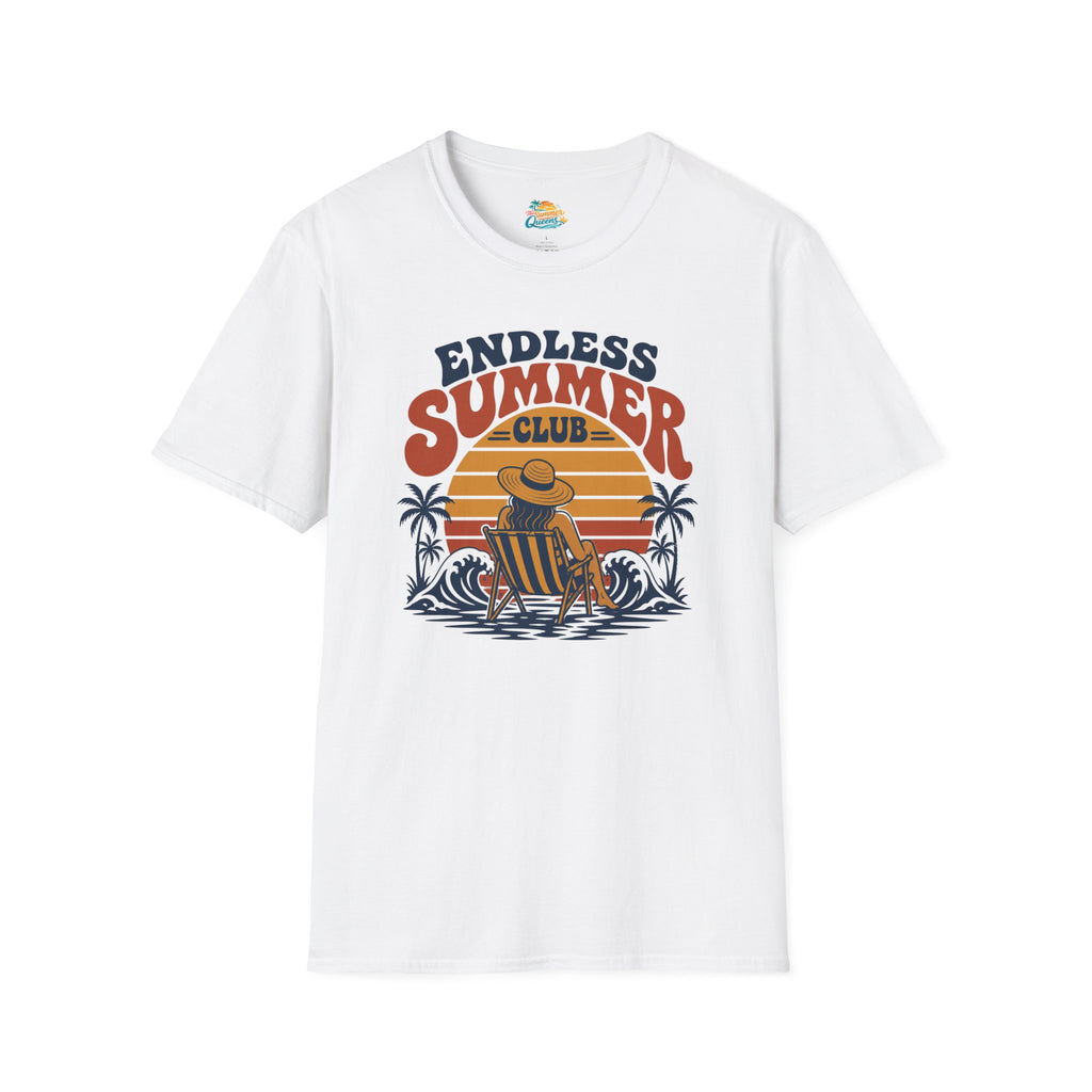 Endless Summer Club T-Shirt — Vintage Beach Sunset Graphic