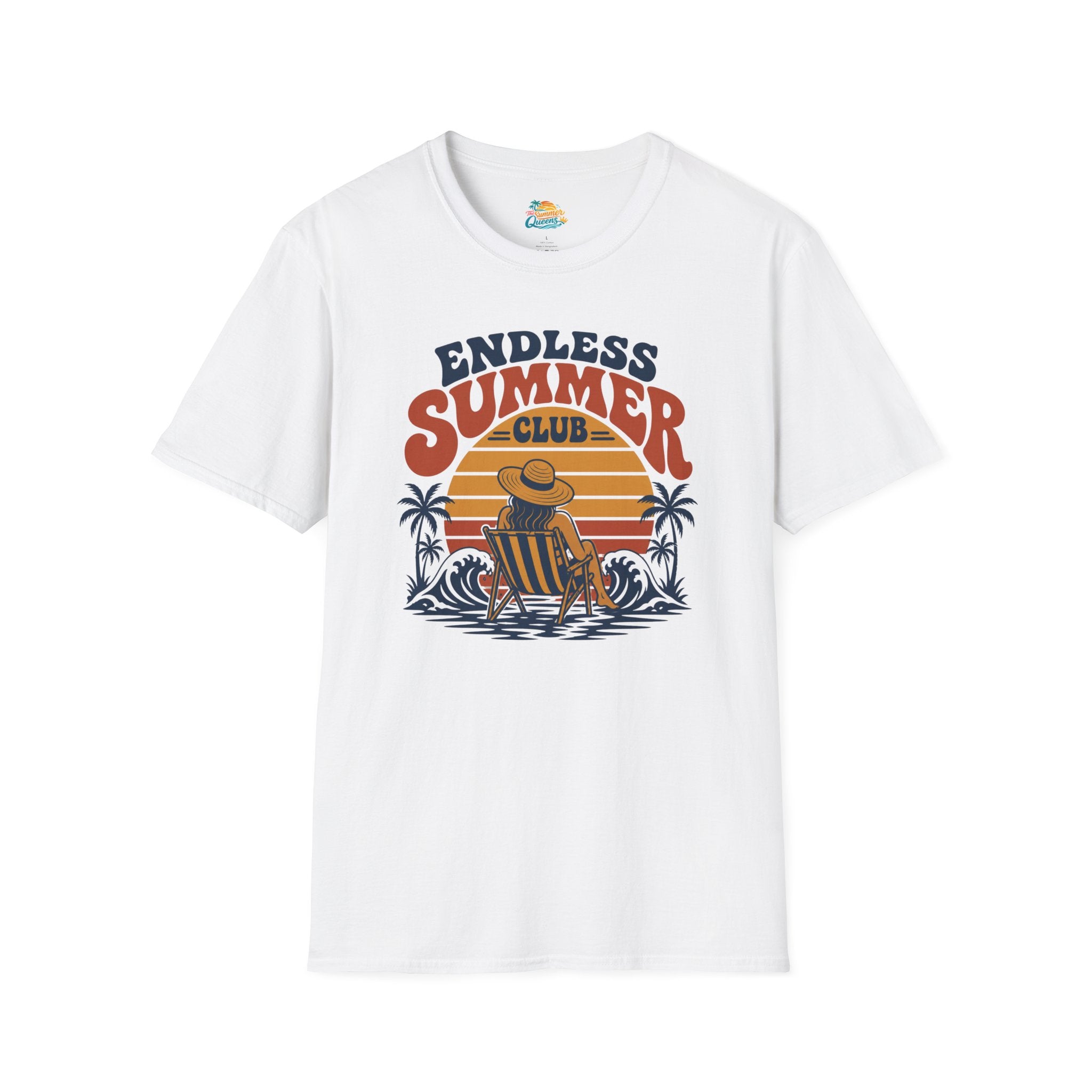 Endless Summer Club T-Shirt — Vintage Beach Sunset Graphic