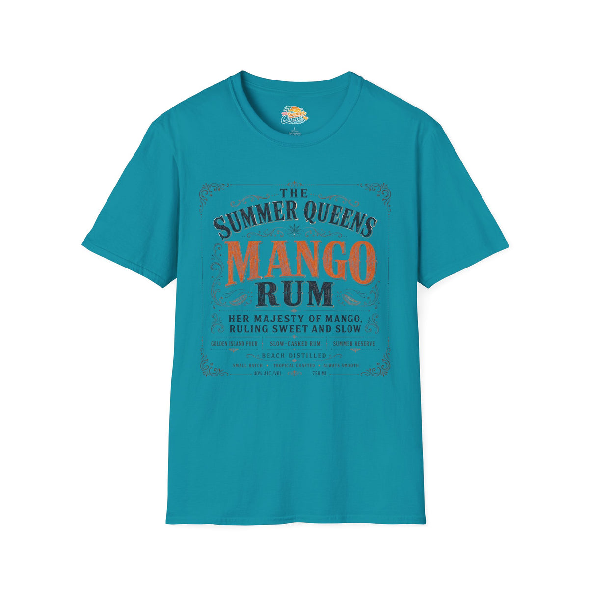 The Summer Queens Mango Rum Label T-Shirt