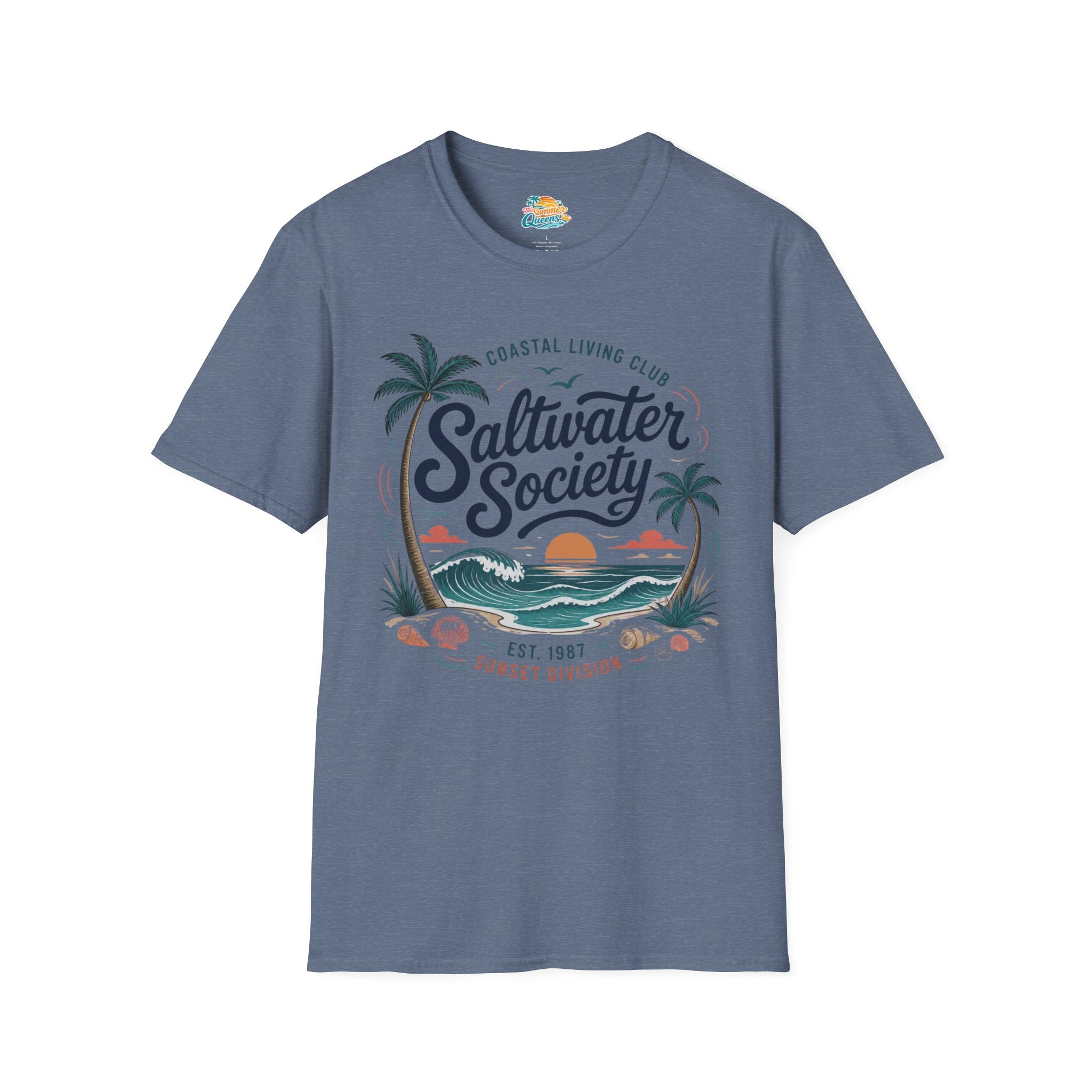 Saltwater Society Coastal Living T‑Shirt
