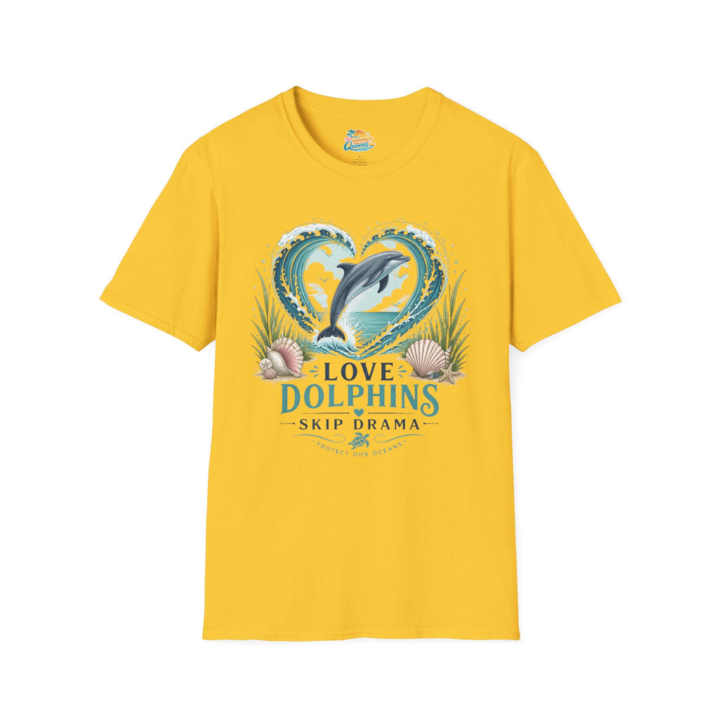 Love Dolphins, Skip Drama T-Shirt