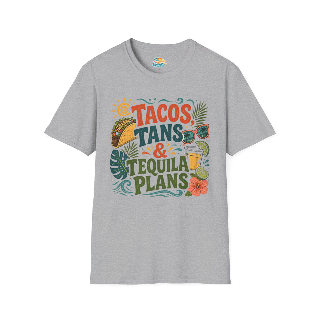 Tacos, Tans & Tequila Plans T-Shirt