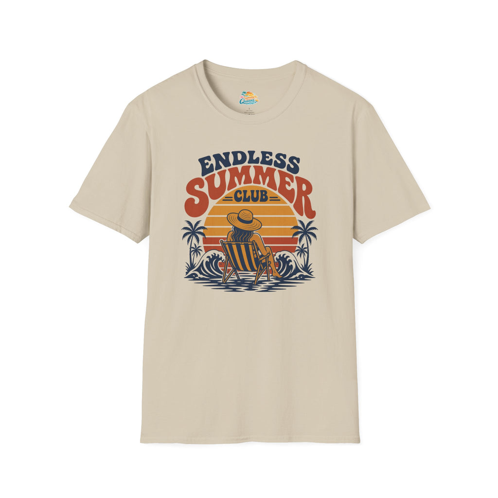 Endless Summer Club T-Shirt — Vintage Beach Sunset Graphic