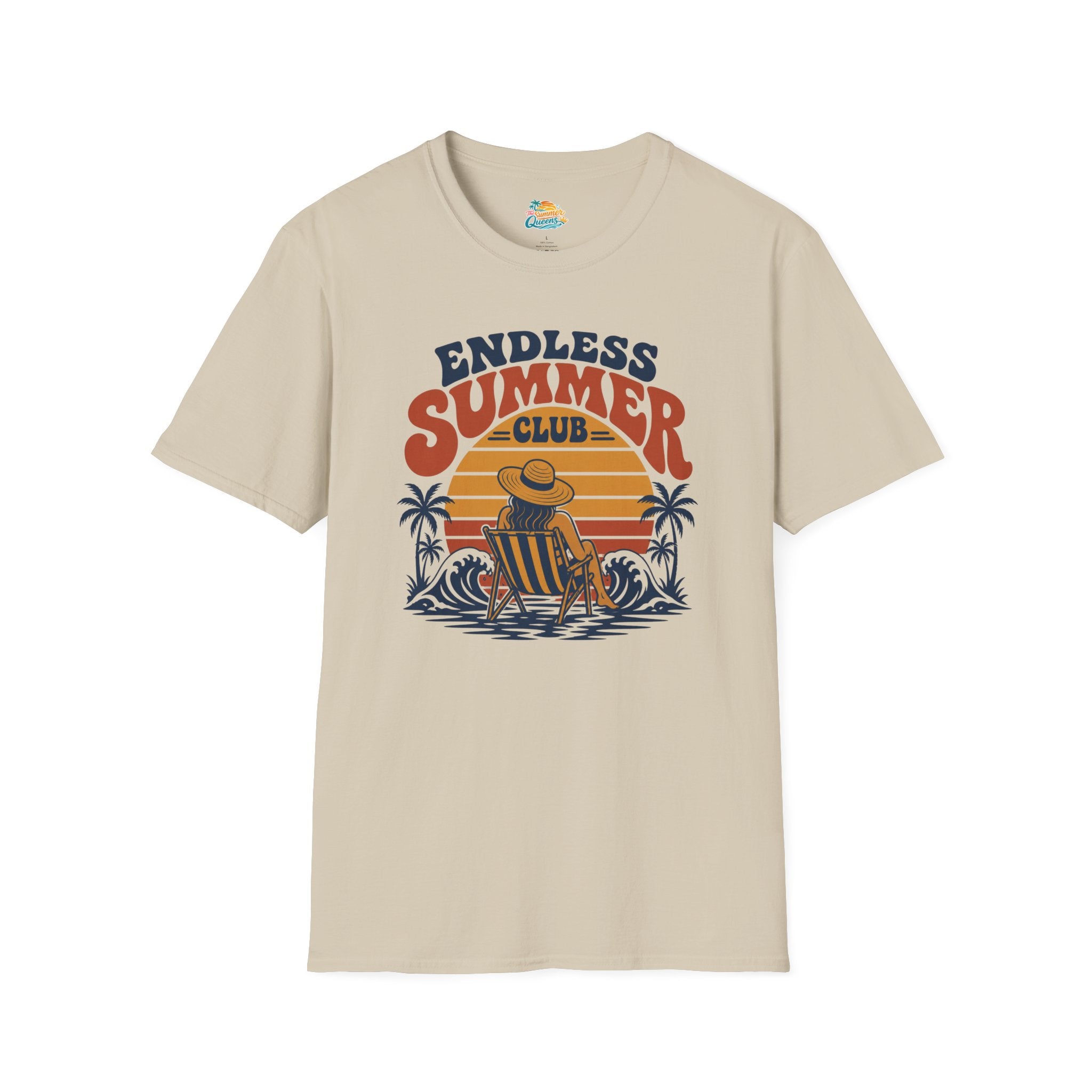 Endless Summer Club T-Shirt — Vintage Beach Sunset Graphic
