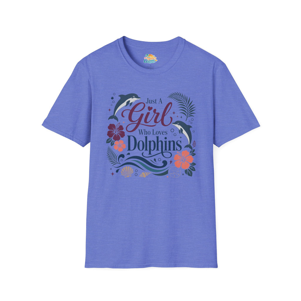 Just A Girl Who Loves Dolphins T‑Shirt