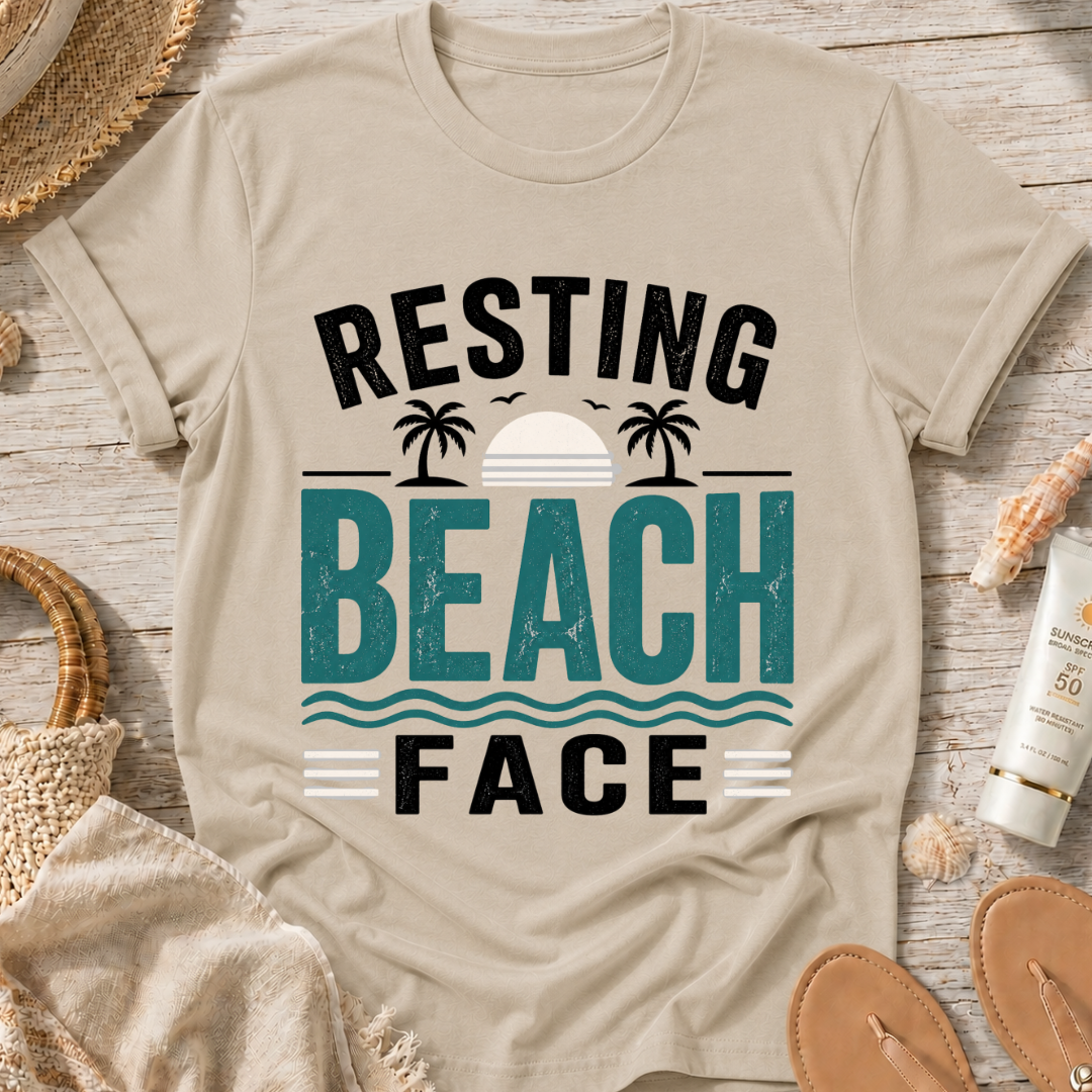 Resting Beach Face T-Shirt