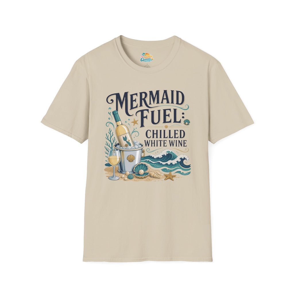 Mermaid Fuel Chilled White Wine T-Shirt