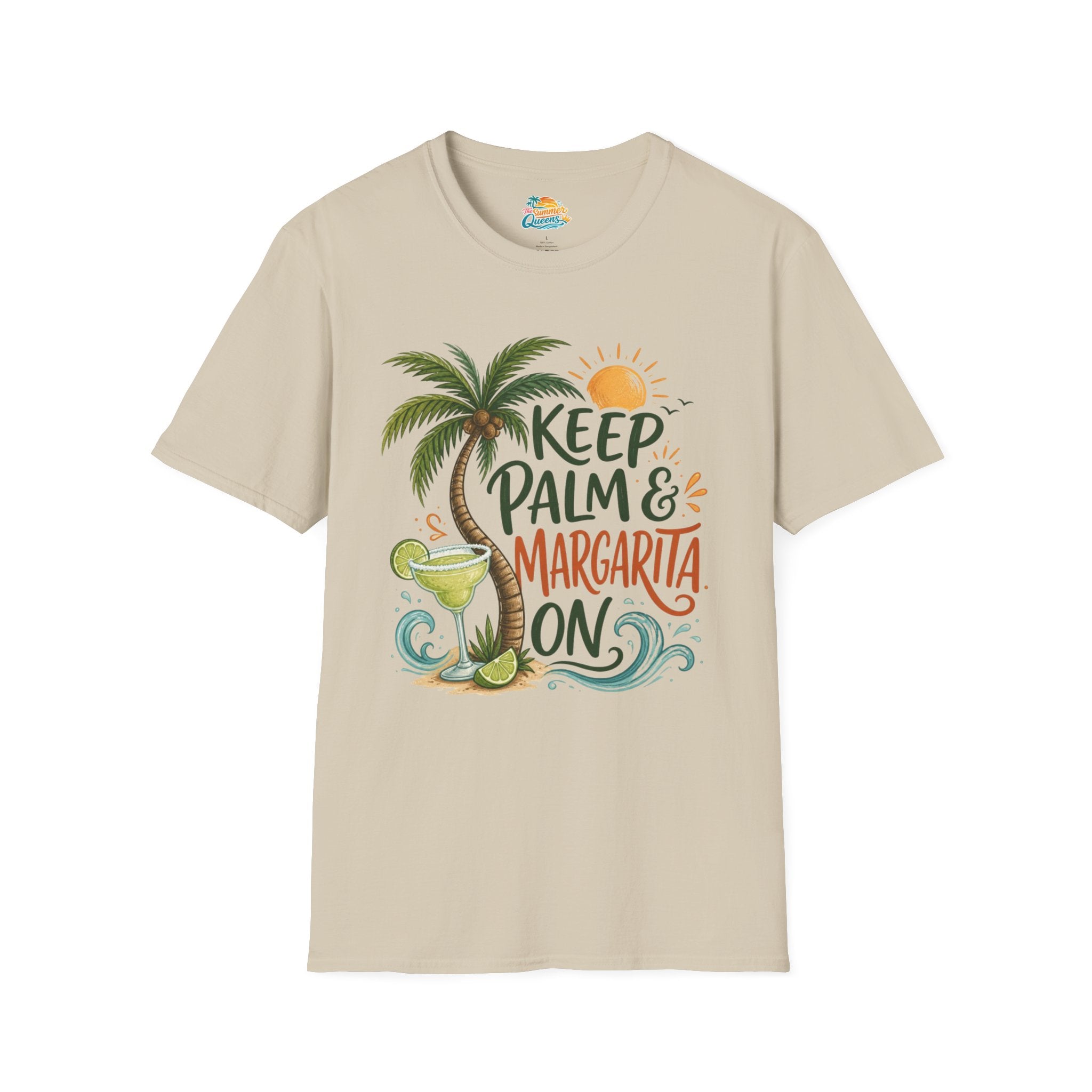 Keep Palm & Margarita On T-Shirt