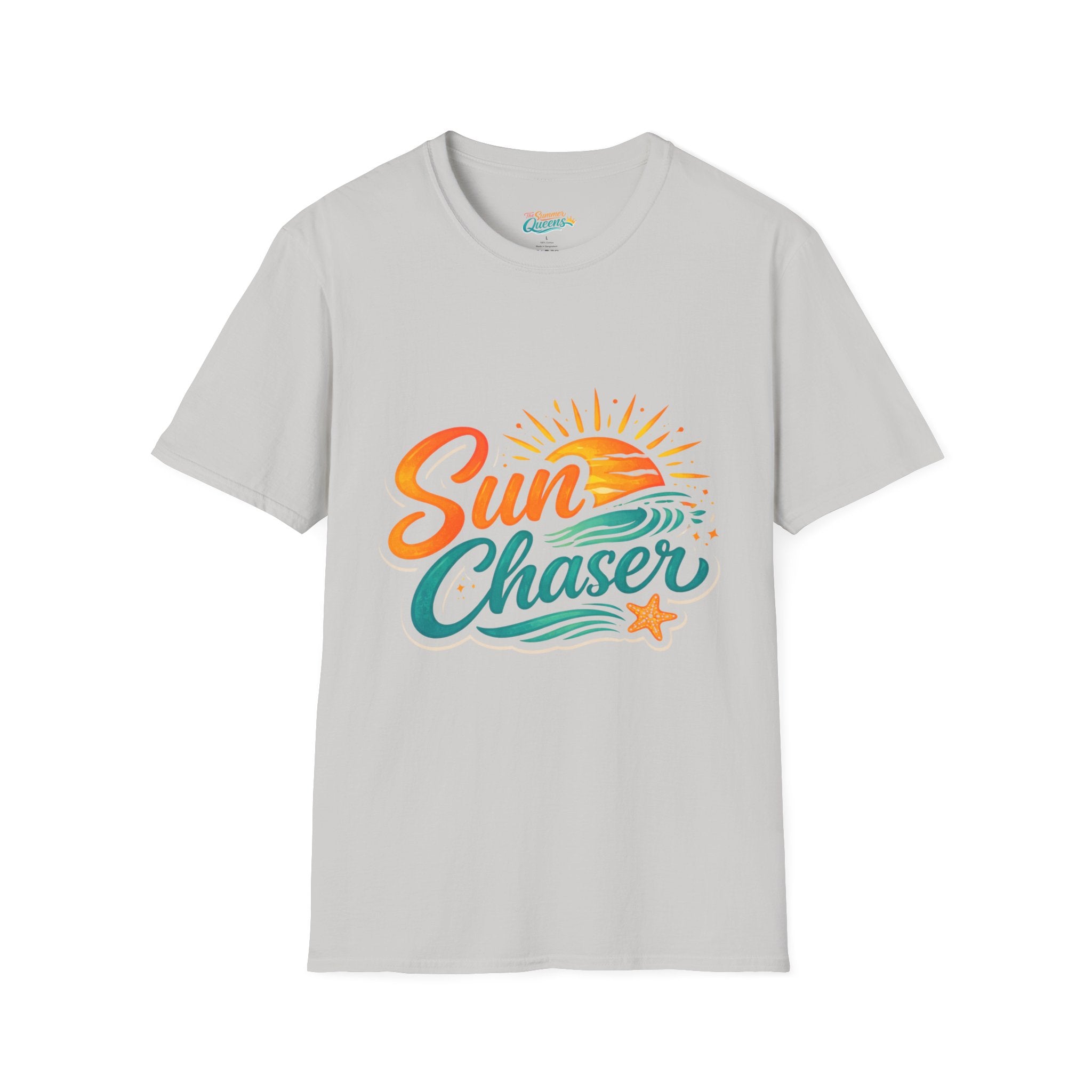 Sun Chaser T-Shirt — Retro Beach Sunset Surf Graphic