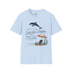 Smile Like a Dolphin Beach T-Shirt