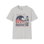 Ride the Freedom Tide Beach T-Shirt