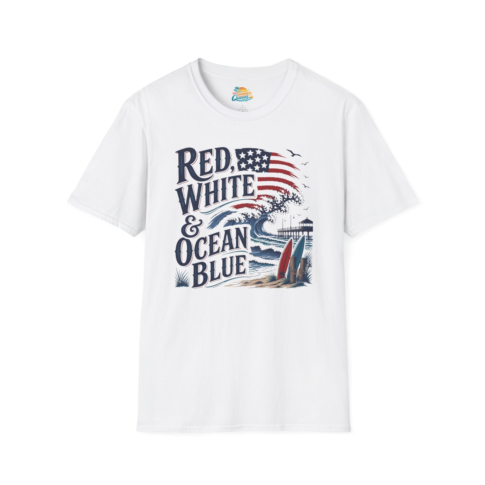 Red, White & Ocean Blue T-Shirt