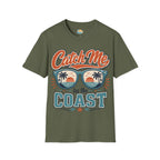 Catch Me by the Coast T-Shirt — Retro Sunglasses Beach Graphic Tee