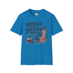American by Birth, Beach Bum by Choice T-Shirt