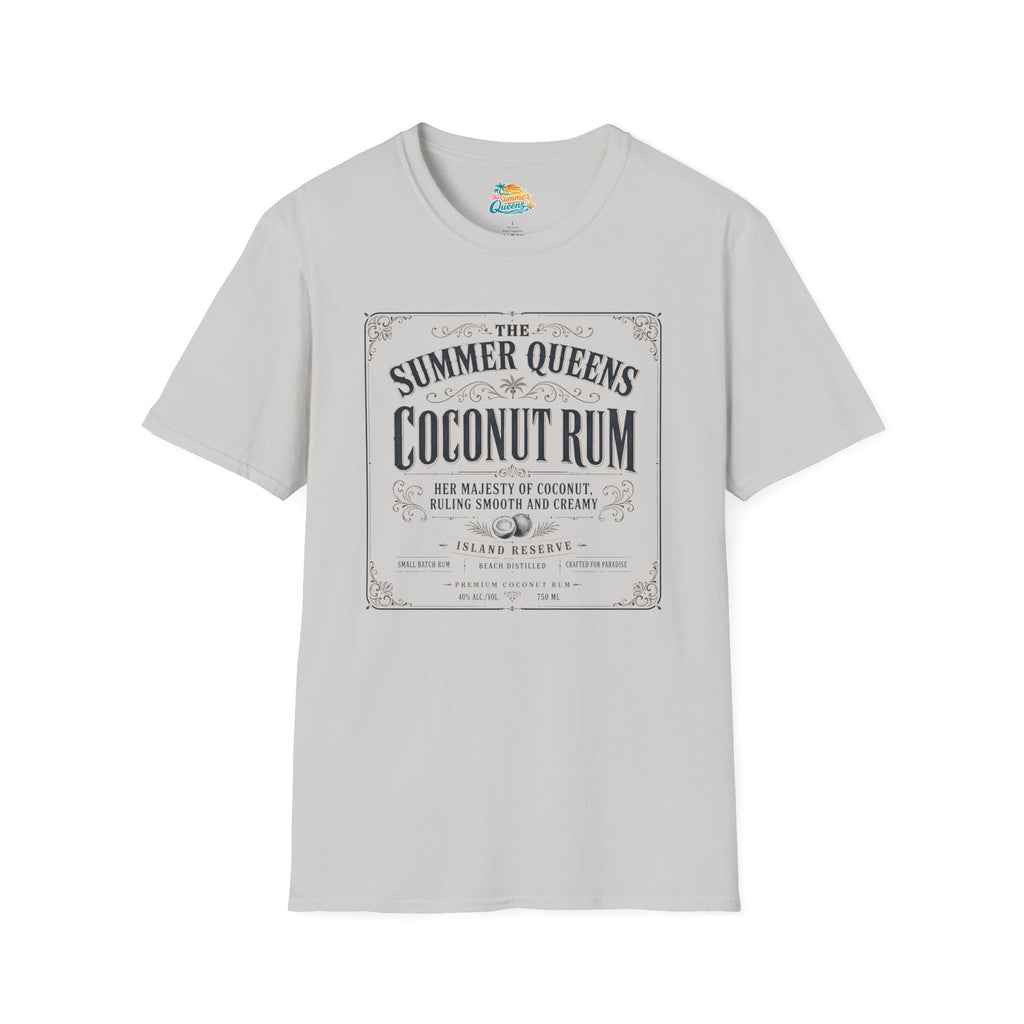 The Summer Queens Coconut Rum Label T-Shirt